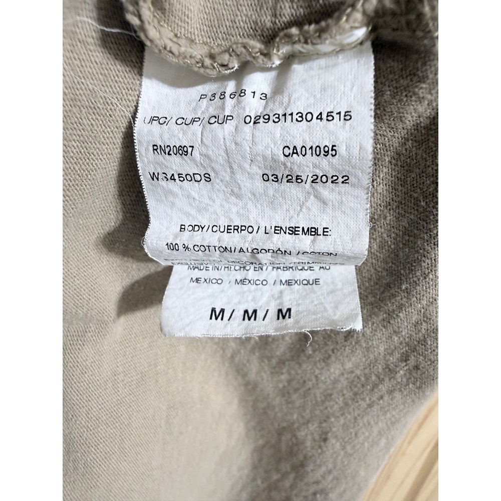 Dickies Mens Short Sleeve Pocket T-Shirt Tan Khaki Cotton Workwear sz med (0511P - Picture 6 of 9